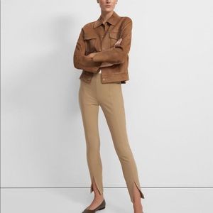 Theory Split Legging Camel